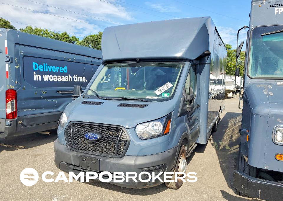 2021 Ford Transit T-350 Hd Delivery Truck, uszkodzenie: Drobne wgniecenia/zarysowania, Copart lot 67253496
