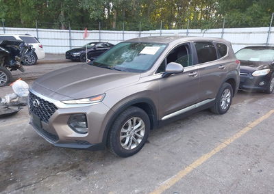 2019 Hyundai Santa Fe Se, пошкодження: Задня частина, Iaai лот 45680979, фото 2 з 16