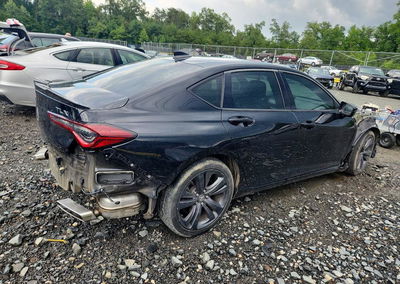 2021 Acura Tlx Tech A, daño Frontal, Copart lote 61845046, foto 3 de 12