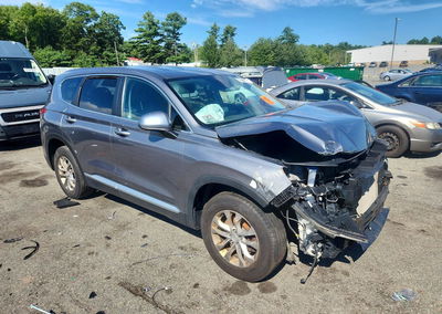 2019 Hyundai Santa Fe Se, daño Frontal, Copart lote 63721536, foto 4 de 13