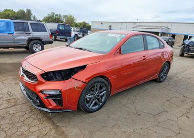 2020 Kia Forte Gt Line, daño Lateral, Copart lote 70516426