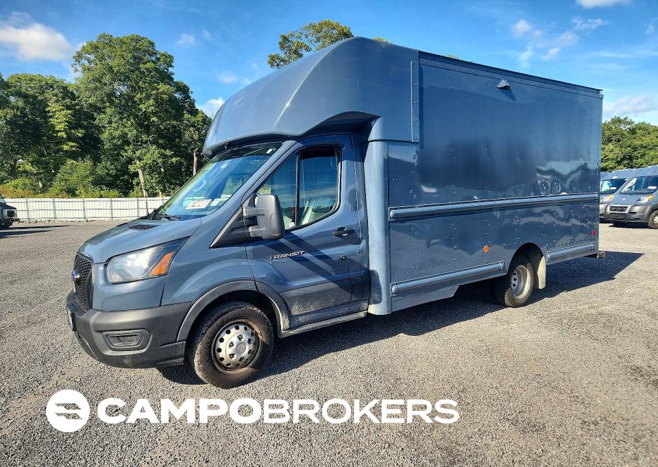 2021 Ford Transit Delivery Truck, пошкодження: Бік, Copart лот 67440406