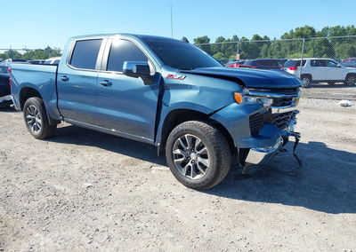 2024 Chevrolet Silverado 1500 4wd  Short Bed Lt, uszkodzenie: Przód, Iaai lot 45619022
