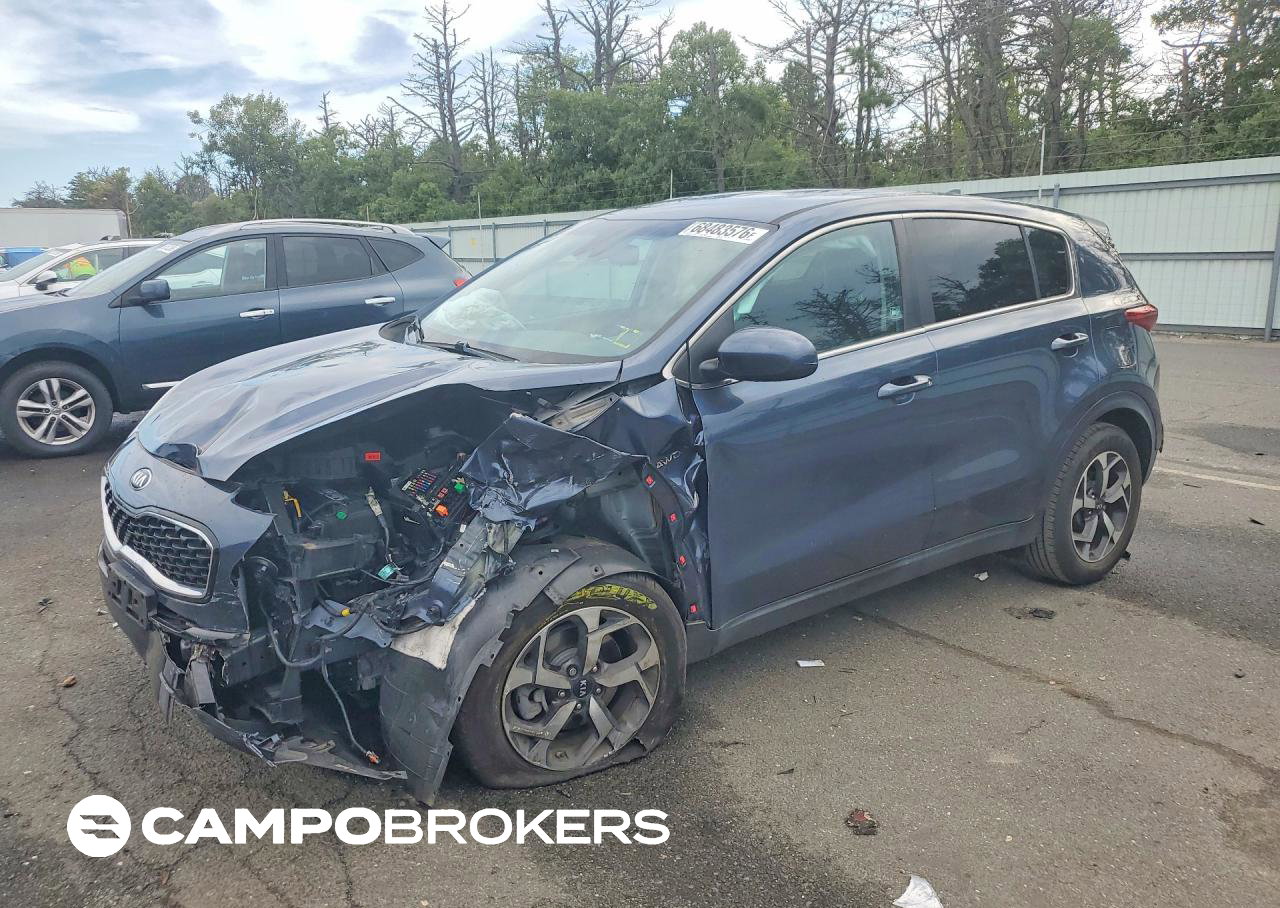 2021 Kia Sportage Lx, Front End damage, Copart lot 68483576