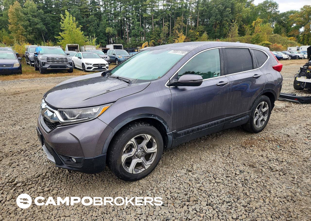 2019 Honda Cr-v Exl, daño Trasero, Copart lote 70881796