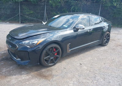 2019 Kia Stinger Gt1, Front End damage, Iaai lot 46027425, photo 2 of 17