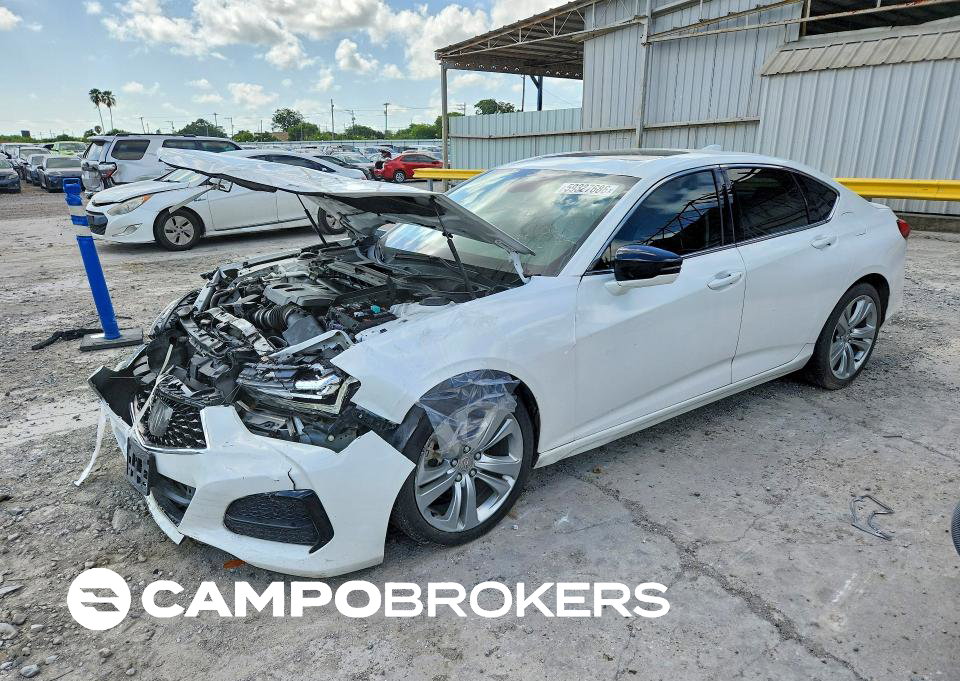2021 Acura Tlx Technology, Front End damage, Copart lot 59327686