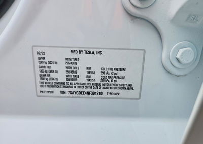 2022 Tesla Model Y, uszkodzenie: Przód, Copart lot 67335176, zdjęcie 14 z 14