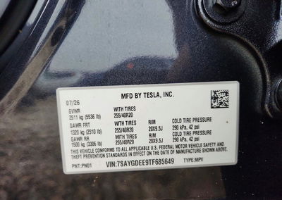 2026 Tesla Model Y, daño Trasero, Copart lote 64752176, foto 13 de 15