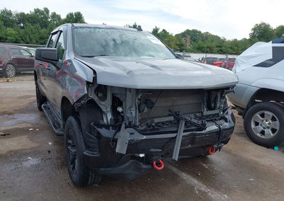 2021 Chevrolet Silverado 1500 4wd  Short Bed Lt Trail Boss, Front End damage, Iaai lot 46047921, photo 6 of 17