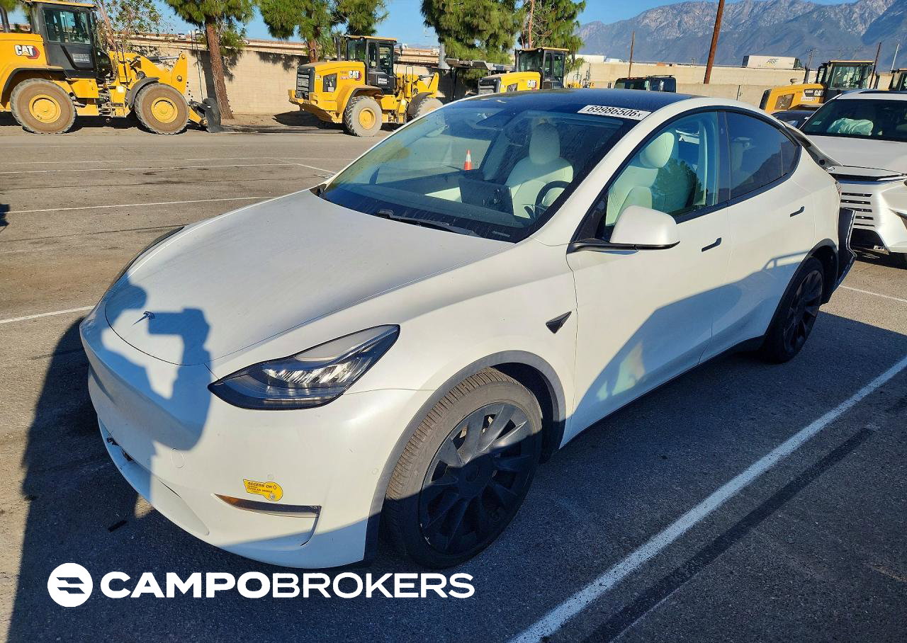 2020 Tesla Model Y, uszkodzenie: Tył, Copart lot 69986506