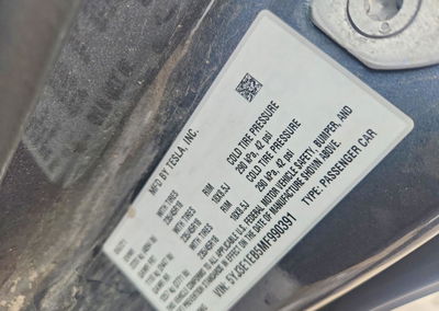 2021 Tesla Model 3, uszkodzenie: Przód, Copart lot 66825946, zdjęcie 12 z 12