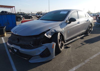 2021 Kia K5 Gt-line, daño Frontal izquierdo, Iaai lote 45997056, foto 2 de 17