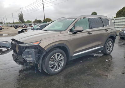 2019 Hyundai Santa Fe Sel Plus 2.4l, пошкодження: Задня частина, Copart лот 46302836