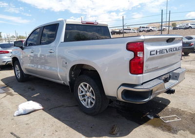 2021 Chevrolet Silverado 1500 2wd  Short Bed Lt, Front End damage, Iaai lot 45880639, photo 3 of 16