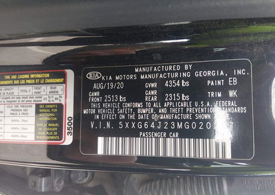 2021 Kia K5 Gt-line, daño Frontal derecho, Iaai lote 45220903, foto 9 de 17