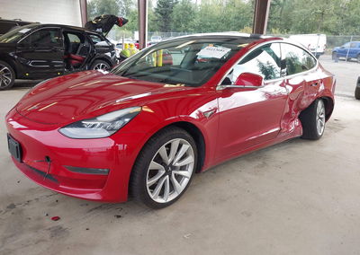 2019 Tesla Model 3 Long Range/performance, uszkodzenie: Lewy tył, Iaai lot 46113681, zdjęcie 2 z 15