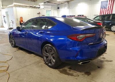 2022 Acura Tlx Tech A, Vandalism damage, Copart lot 69756166, photo 2 of 12