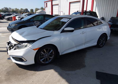 2020 Honda Civic Ex, daño Frontal, Iaai lote 46010328, foto 2 de 17