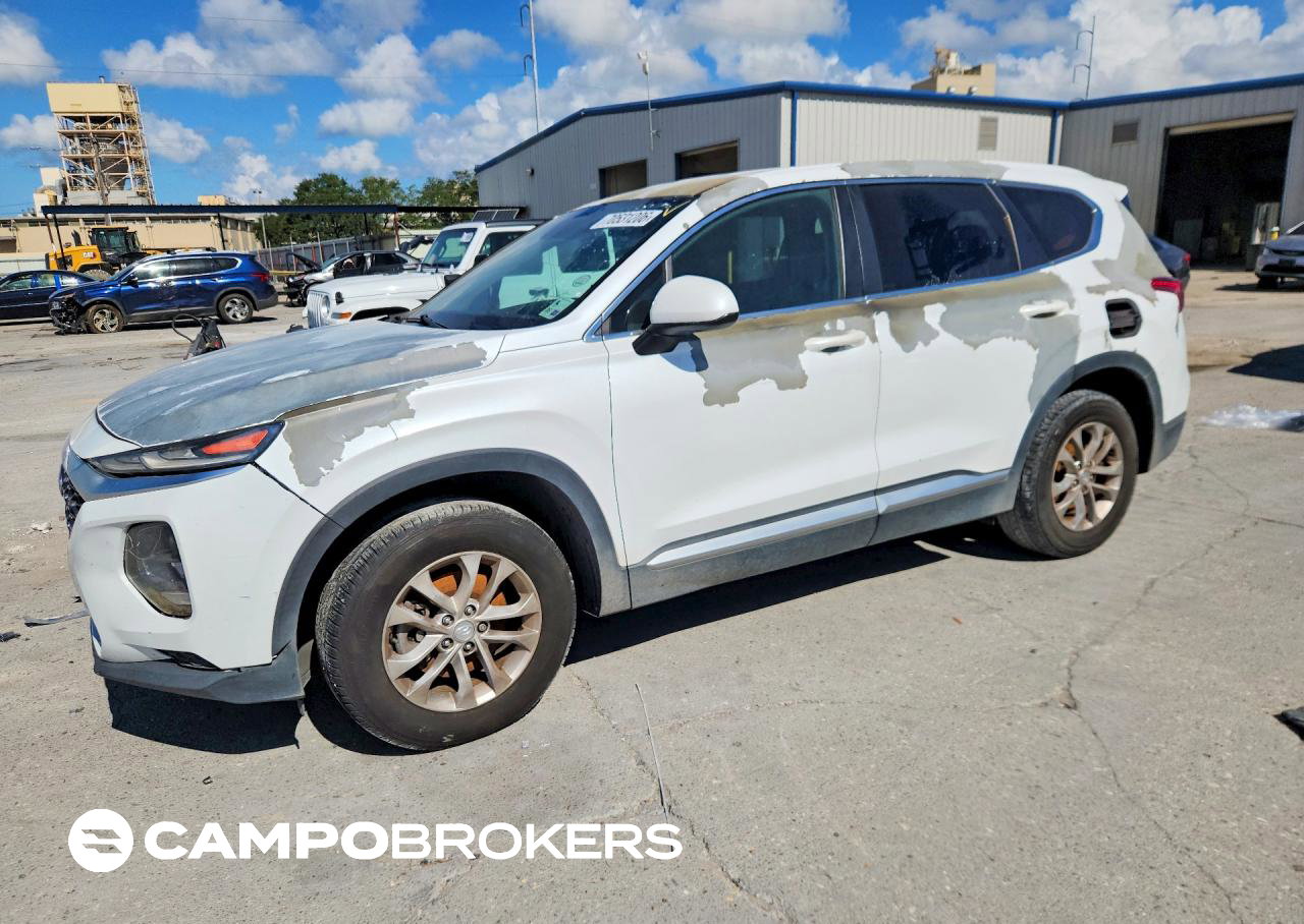 2019 Hyundai Santa Fe Se, uszkodzenie: Całe nadwozie, Copart lot 70531206