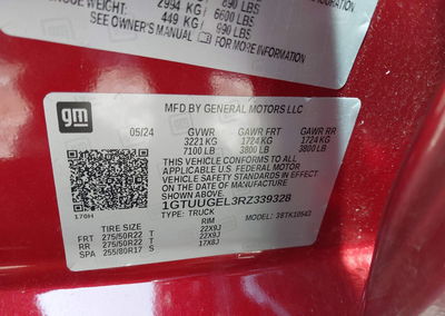 2024 Gmc Sierra 1500 4wd  Short Box Denali, daño Frontal, Iaai lote 45925048, foto 9 de 16