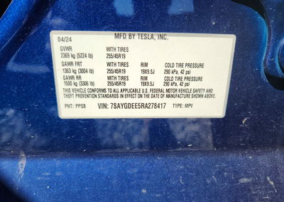 2024 Tesla Model Y, uszkodzenie: Bok, Copart lot 67608756, zdjęcie 13 z 13