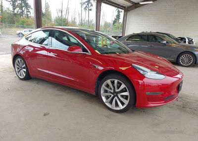 2019 Tesla Model 3 Long Range/performance, daño Trasero izquierdo, Iaai lote 46113681
