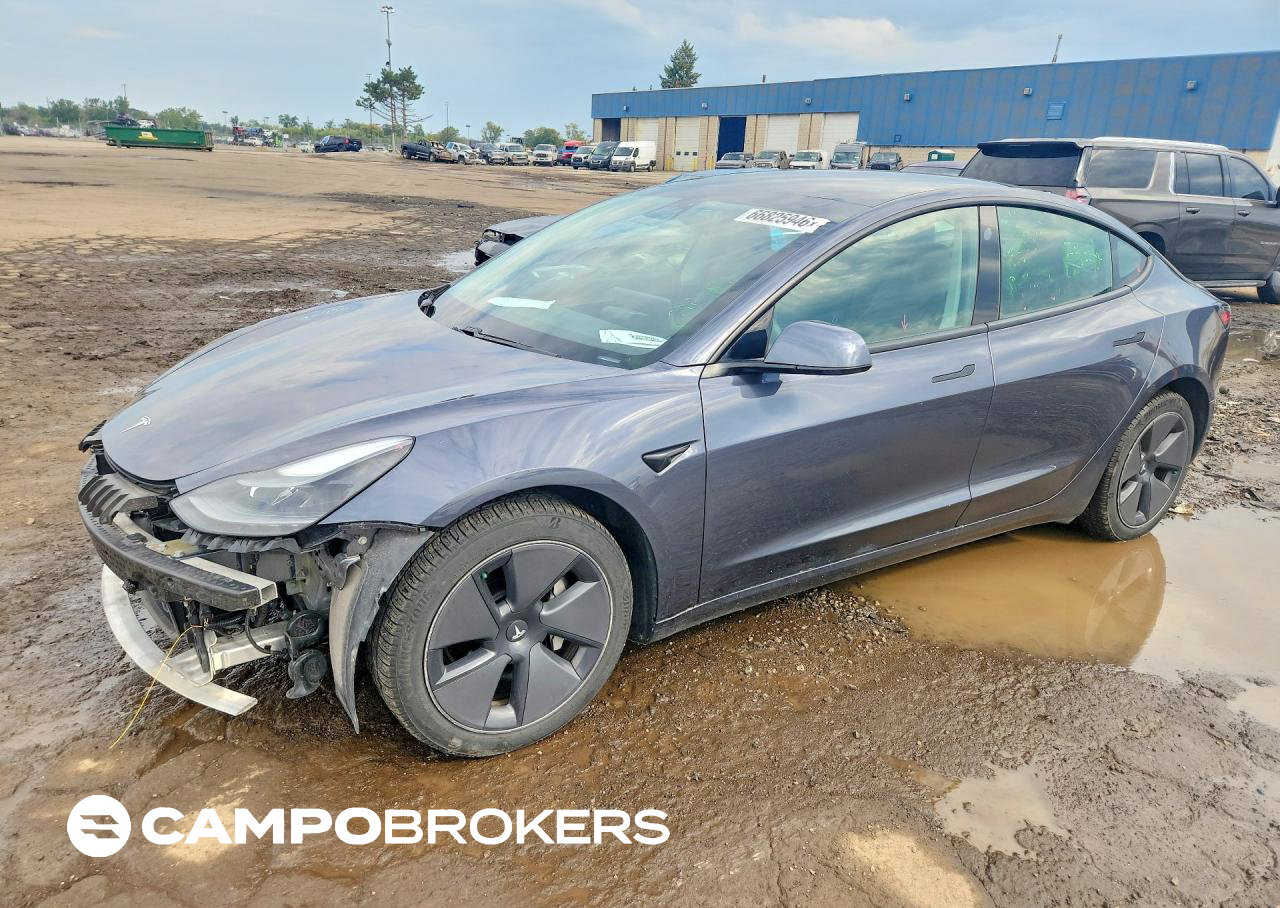 2021 Tesla Model 3, uszkodzenie: Przód, Copart lot 66825946