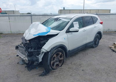 2019 Honda Cr-v Ex, Front End damage, Iaai lot 46109916, photo 2 of 17