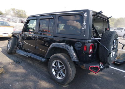 2020 Jeep Wrangler Unlimited Sahara 4x4, uszkodzenie: Left & Right Side, Iaai lot 45834300, zdjęcie 3 z 16