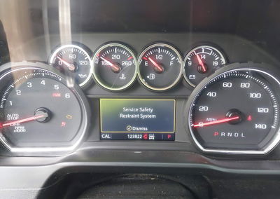 2021 Chevrolet Silverado 1500 4wd  Short Bed Lt Trail Boss, Front End damage, Iaai lot 46047921, photo 7 of 17