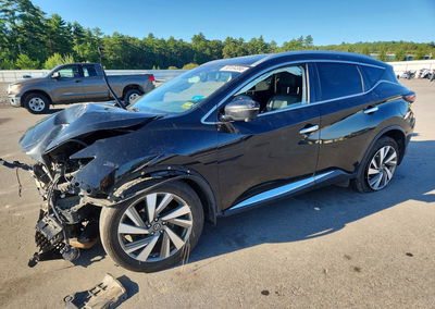 2019 Nissan Murano Sl, daño Frontal, Copart lote 66104366