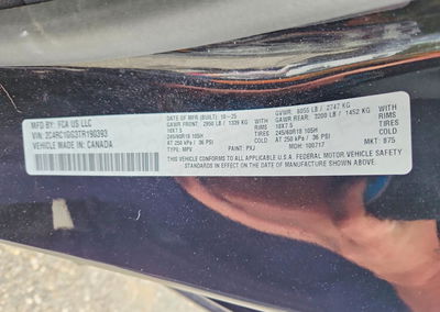 2026 Chrysler Pacifica Limited, daño Frontal, Copart lote 70381696, foto 13 de 13