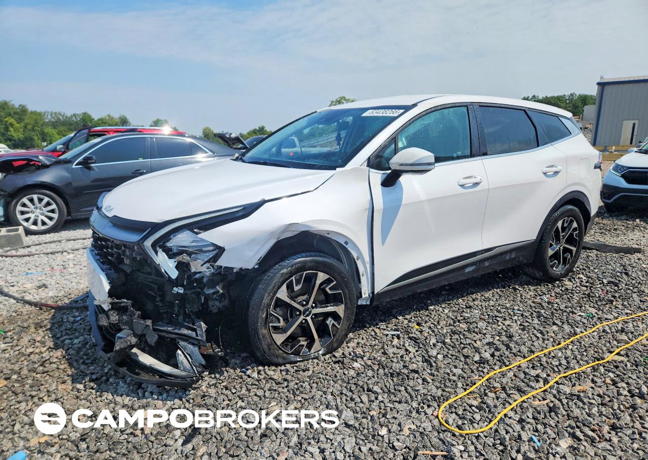2023 Kia Sportage Ex, daño Frontal, Copart lote 63438266