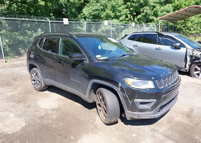 2020 Jeep Compass High Altitude 4x4, daño Frontal izquierdo, Iaai lote 45694026
