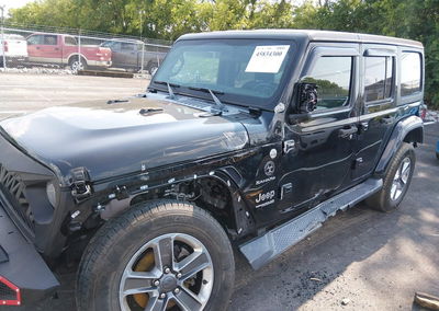 2020 Jeep Wrangler Unlimited Sahara 4x4, uszkodzenie: Left & Right Side, Iaai lot 45834300, zdjęcie 6 z 16