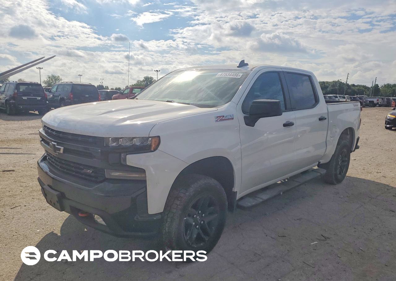 2021 Chevrolet Silverado K1500 Lt Trail Boss, daño Mecánico, Copart lote 67534486