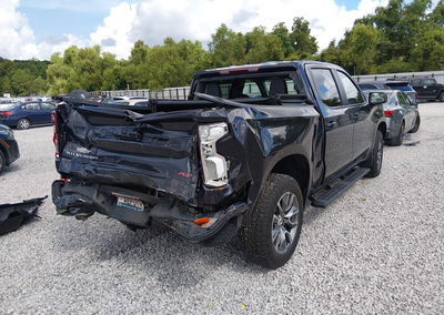 2024 Chevrolet Silverado 1500 4wd  Short Bed Rst, Rear damage, Iaai lot 45828211, photo 4 of 16