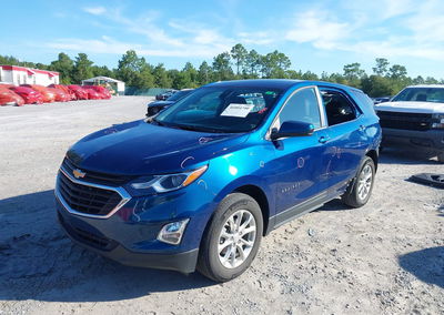 2021 Chevrolet Equinox Fwd Lt, Rear damage, Iaai lot 46004740, photo 2 of 17