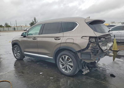 2019 Hyundai Santa Fe Sel Plus 2.4l, пошкодження: Задня частина, Copart лот 46302836, фото 2 з 14