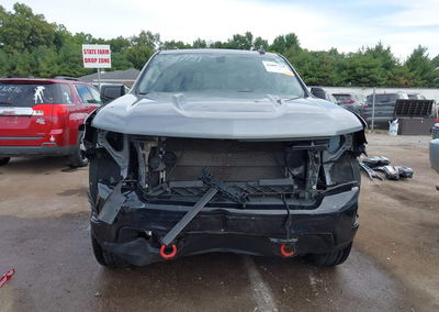 2021 Chevrolet Silverado 1500 4wd  Short Bed Lt Trail Boss, Front End damage, Iaai lot 46047921, photo 13 of 17