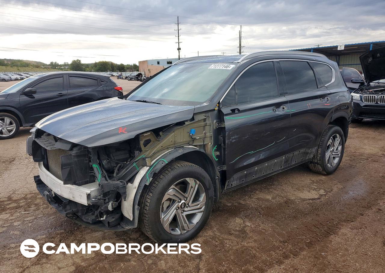 2022 Hyundai Santa Fe Sel, uszkodzenie: Przód, Copart lot 71277146