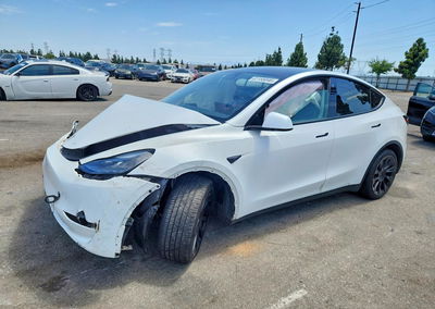 2023 Tesla Model Y, Front End damage, Copart lot 61155046
