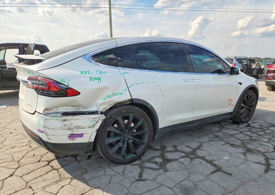 2019 Tesla Model X, Rear End damage, Copart lot 69208226, photo 3 of 12