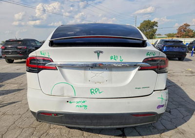 2019 Tesla Model X, Rear End damage, Copart lot 69208226, photo 6 of 12