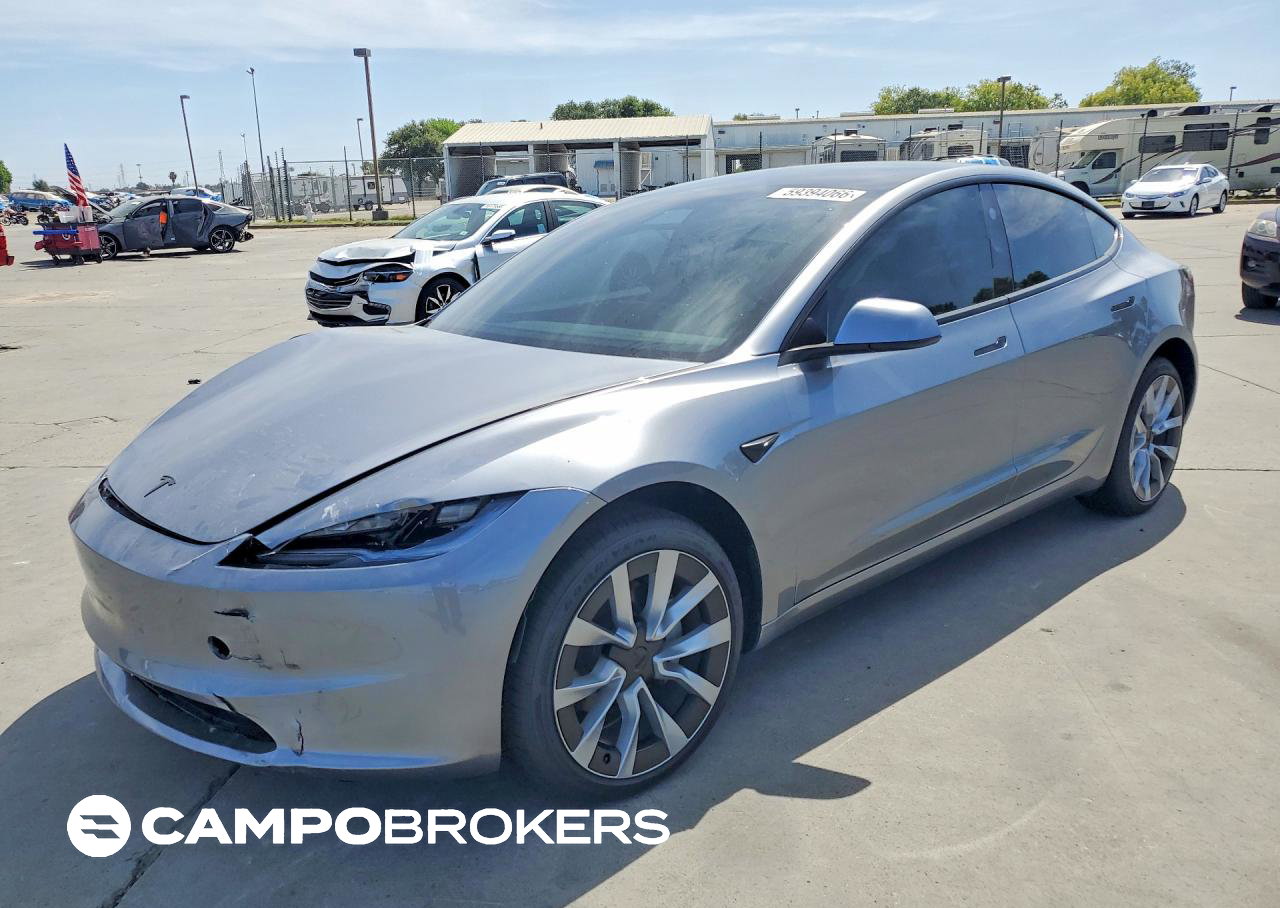 2026 Tesla Model 3, daño Trasero, Copart lote 59394066