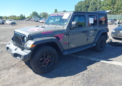 2020 Jeep Wrangler Unlimited Willys 4x4, daño Trasero izquierdo, Iaai lote 46181636, foto 2 de 16