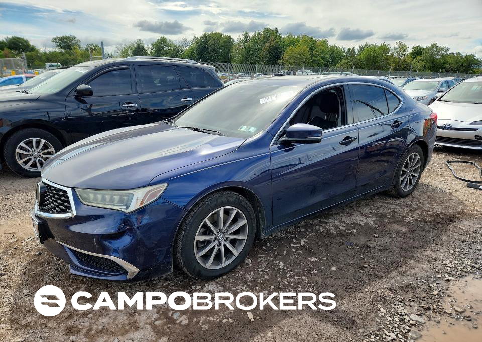 2020 Acura Tlx, uszkodzenie: Bok, Copart lot 70190436