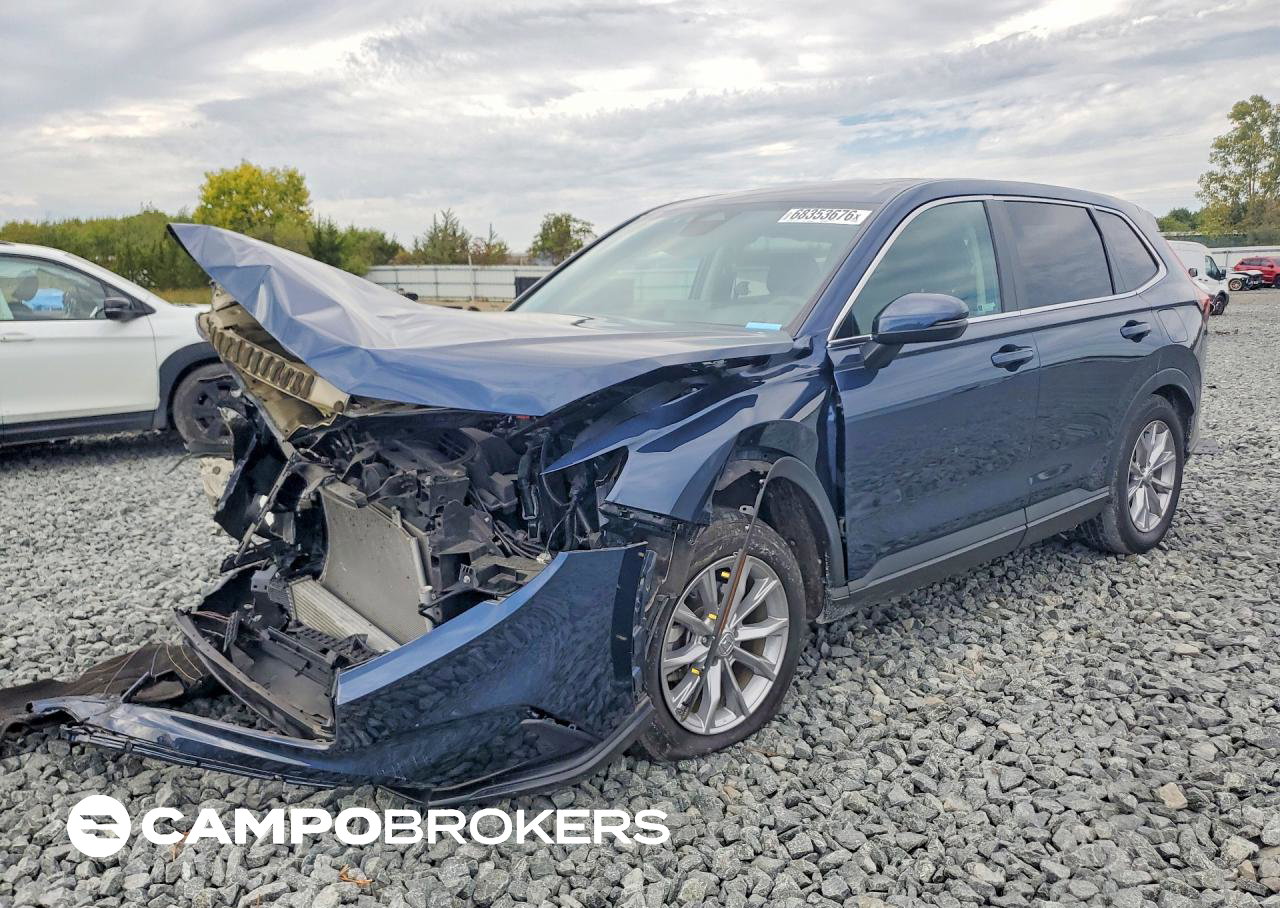 2023 Honda Cr-v Exl, Front End damage, Copart lot 68353676