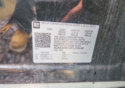 2023 Chevrolet Equinox Ls, uszkodzenie: Tył, Copart lot 71380826, zdjęcie 13 z 13